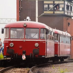 Schienenbusfahrt zum Ruhrorter Hafen