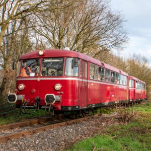 Schienenbusfahrt zum Flachsmarkt